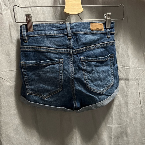 Garage high rise denim short, size 00 - Picture 2 of 2